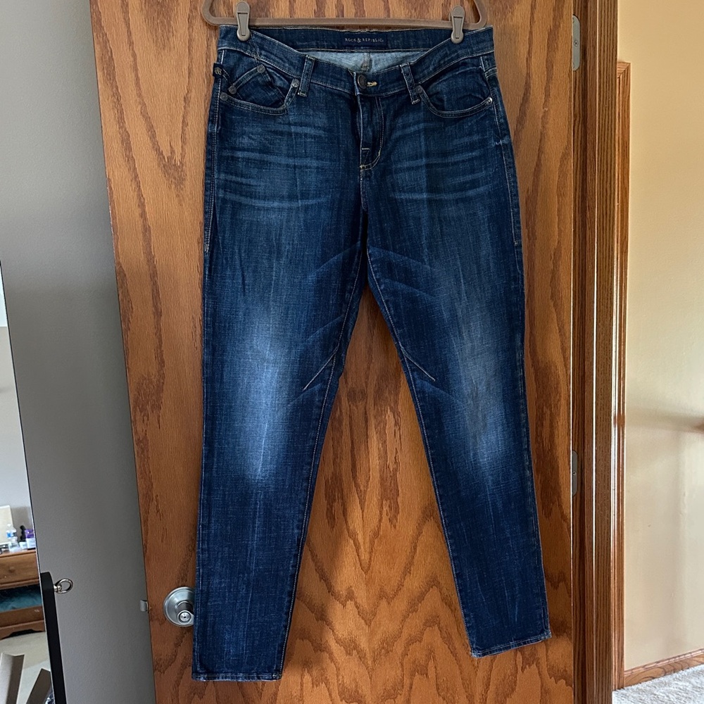 Rock & Republic Dark Blue Women's Jeans Sz 10